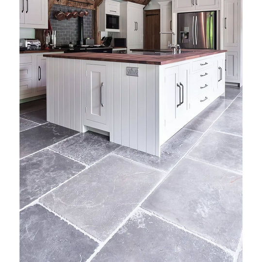Hazlebury Limestone Seasoned Finish Floor Tile - alternate view