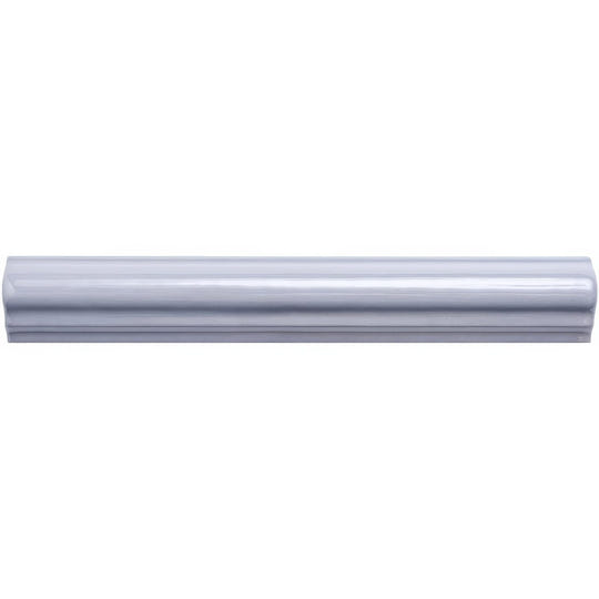 Heather ogee moulding glossy white plastic trim piece with smooth slightly curved profile for decorative finishing