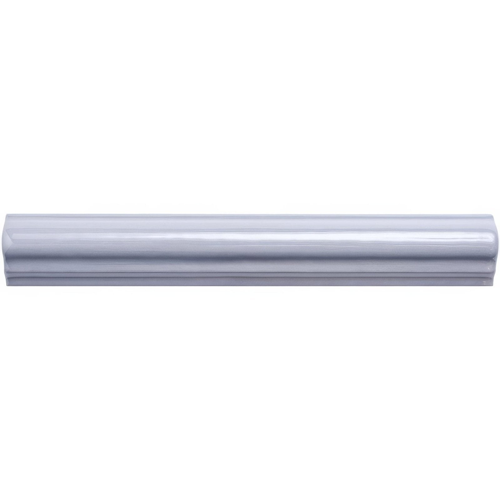 Heather ogee moulding glossy white plastic trim piece with smooth slightly curved profile for decorative finishing