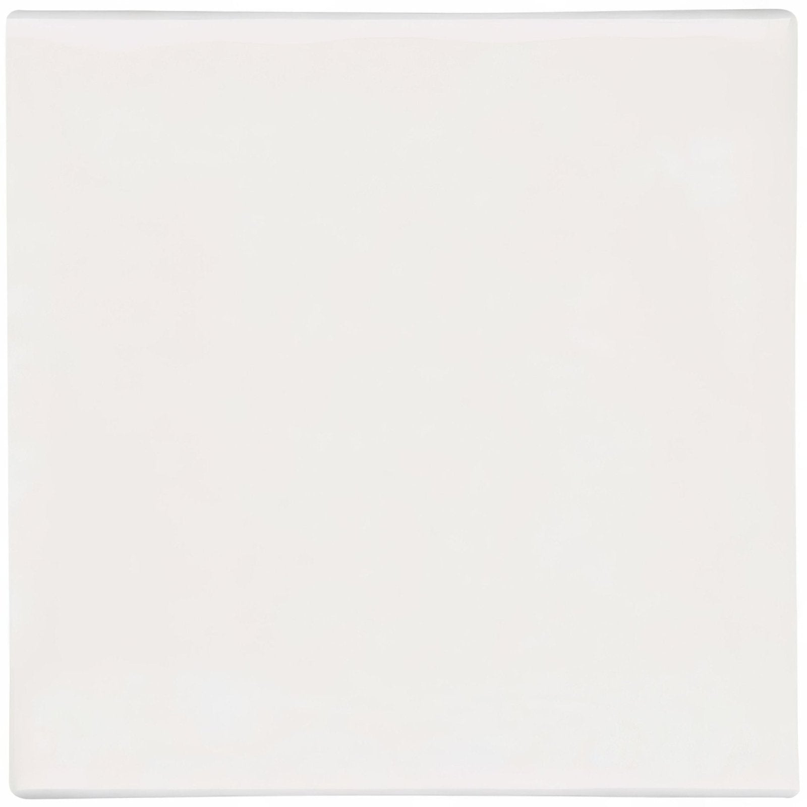 A sleek square white ceramic helmingham field tile with a smooth glossy finish for stylish wall and floor use