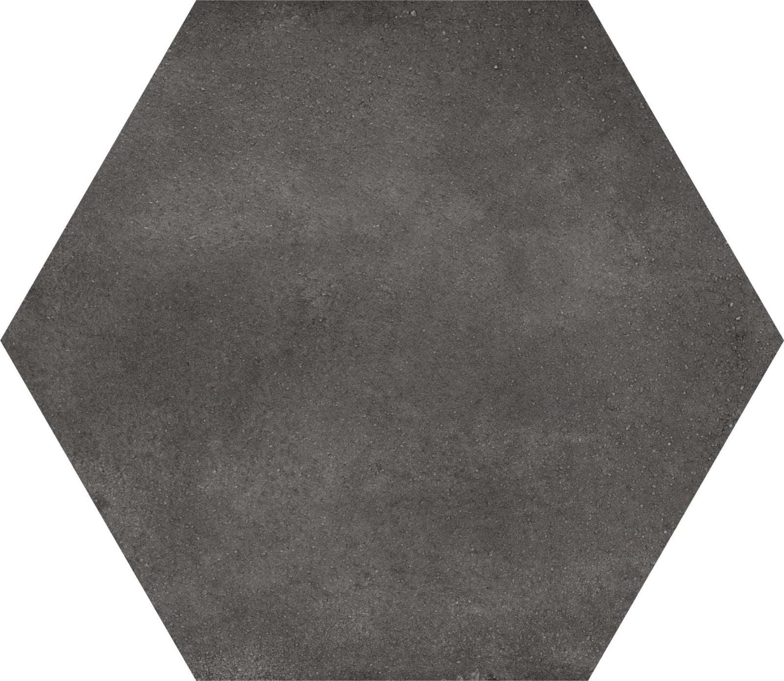 Hexagon Black Plain