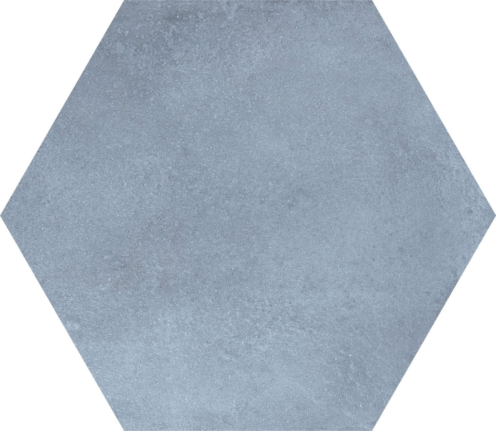 Hexagon Blue Plain