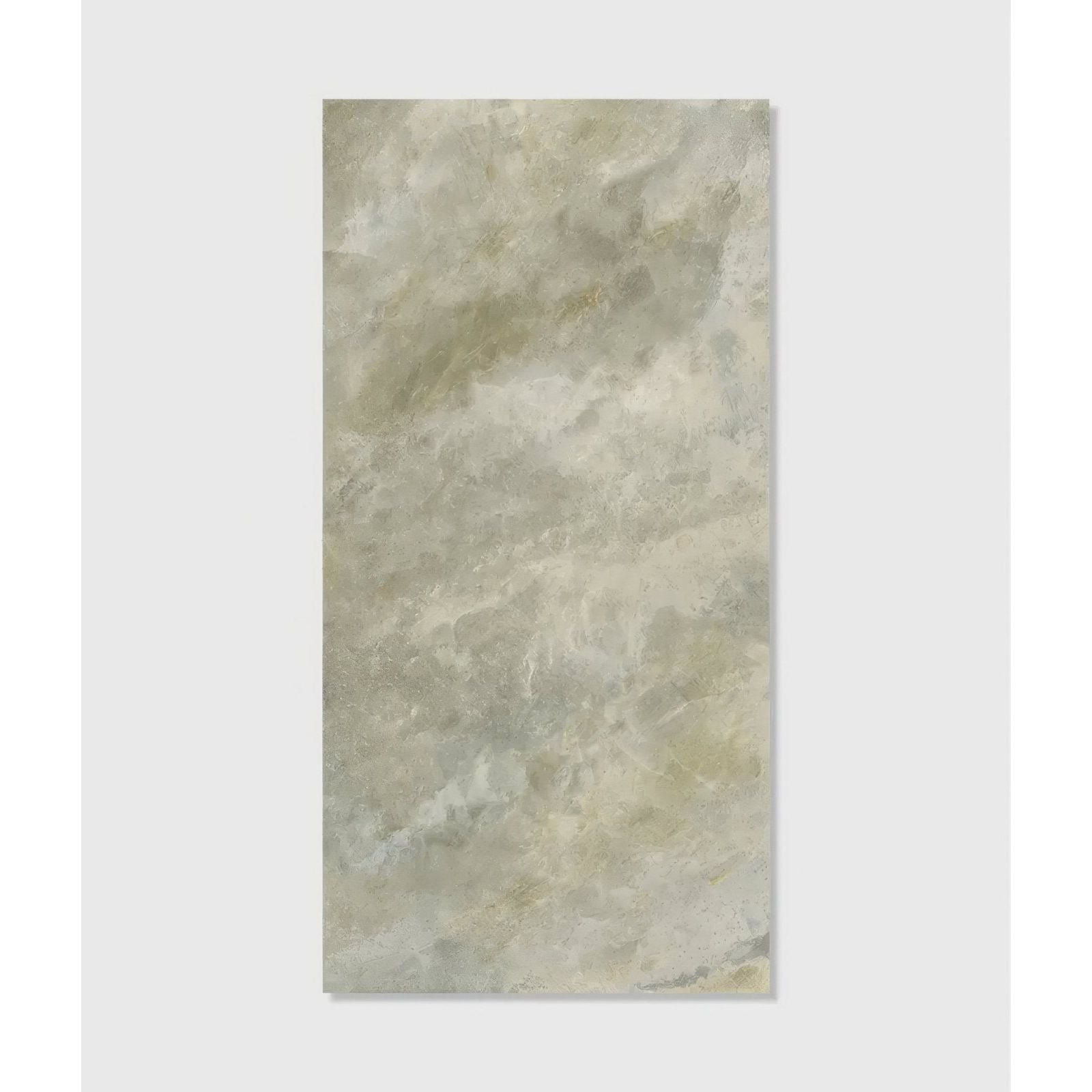 A rectangular matte-finished porcelain tile with subtle beige and gray marbled pattern himalaya porcelain matt fjord