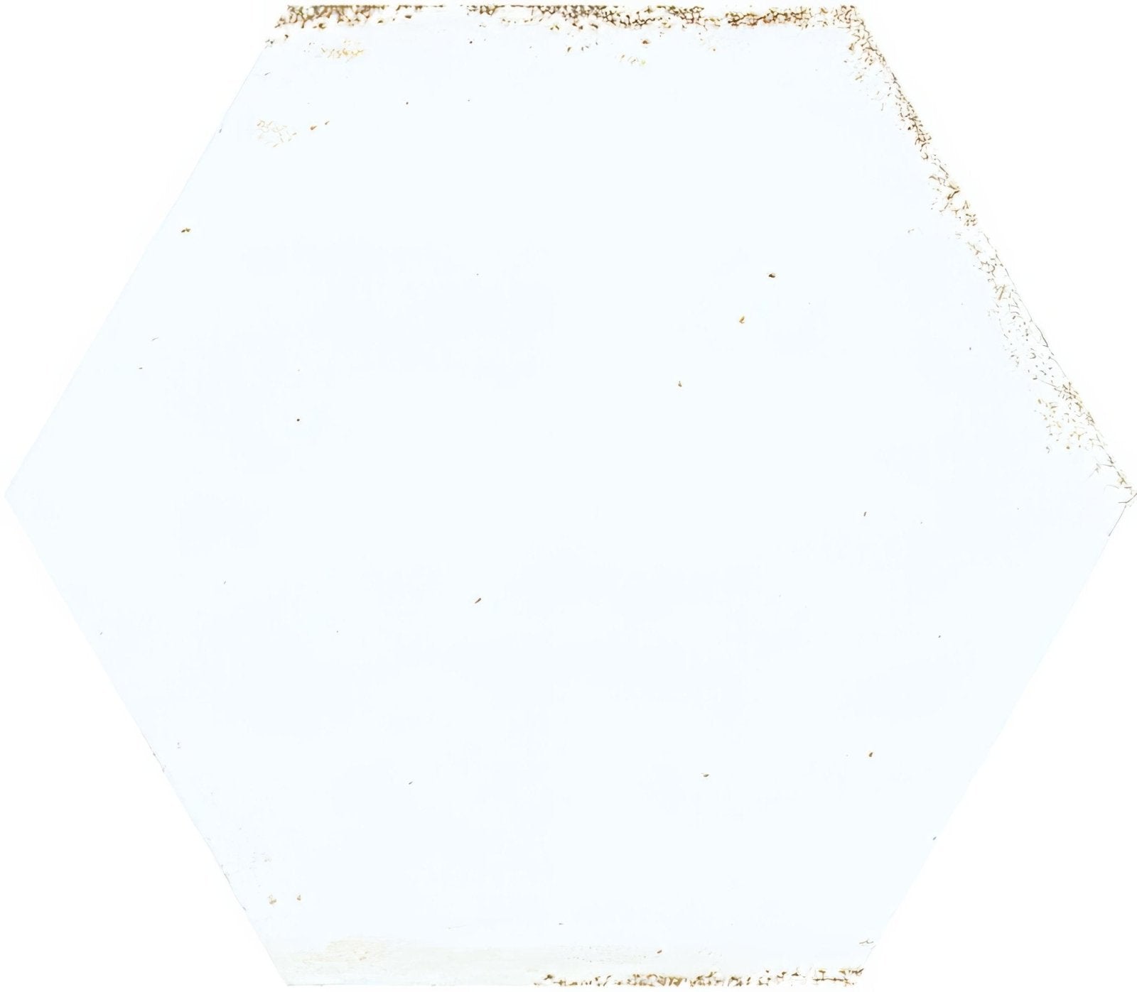 Hope White Hexagon Gloss Ceramic Wall