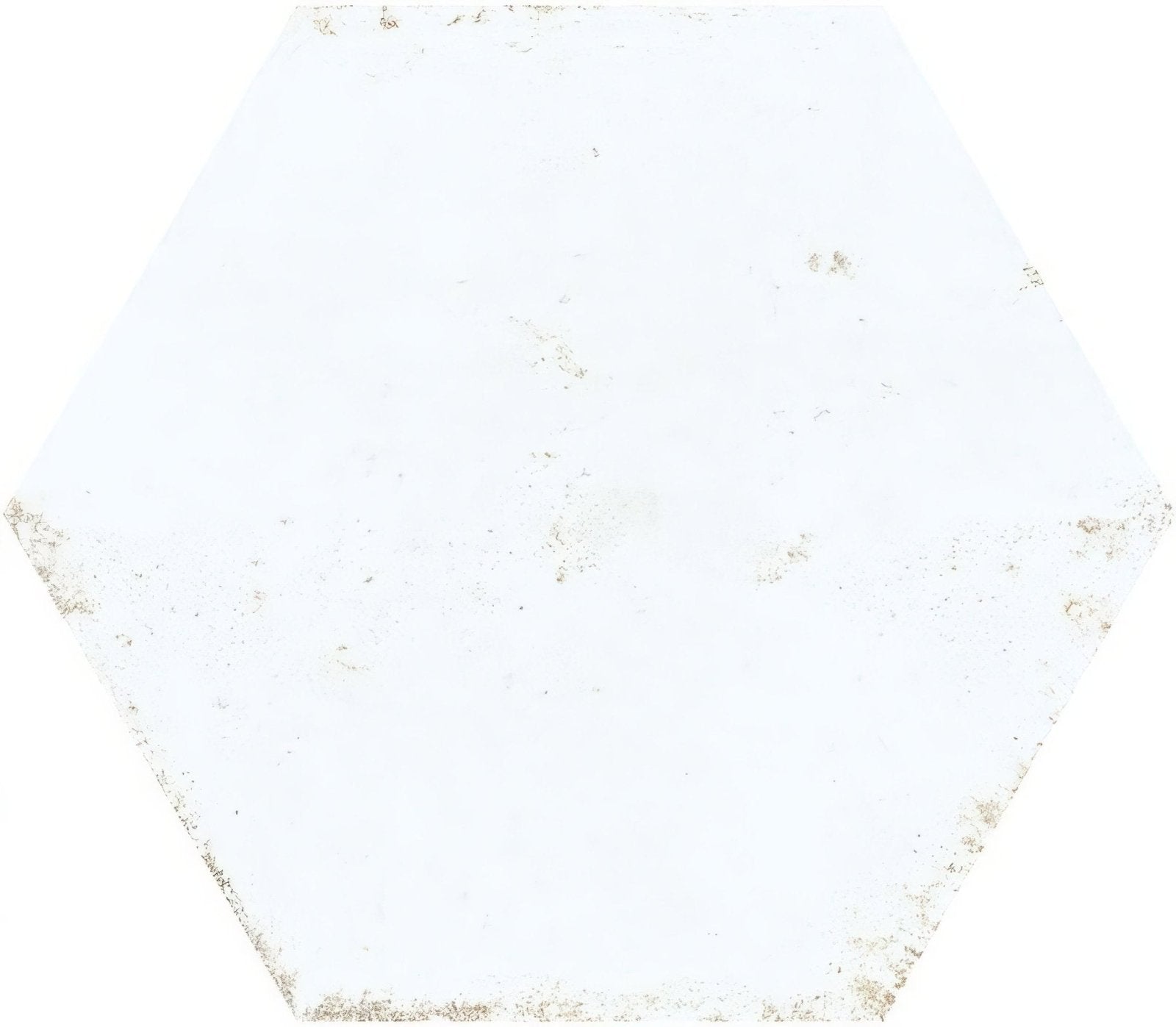 Hope White Hexagon Gloss Ceramic Wall