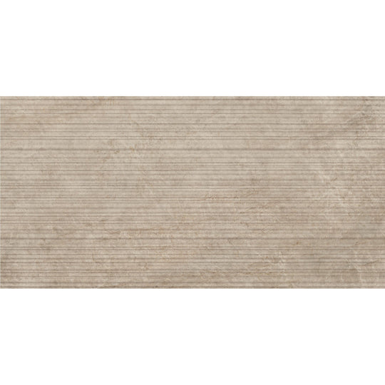 Hoxton Porcelain Amber Linear Décor Matt - alternate view