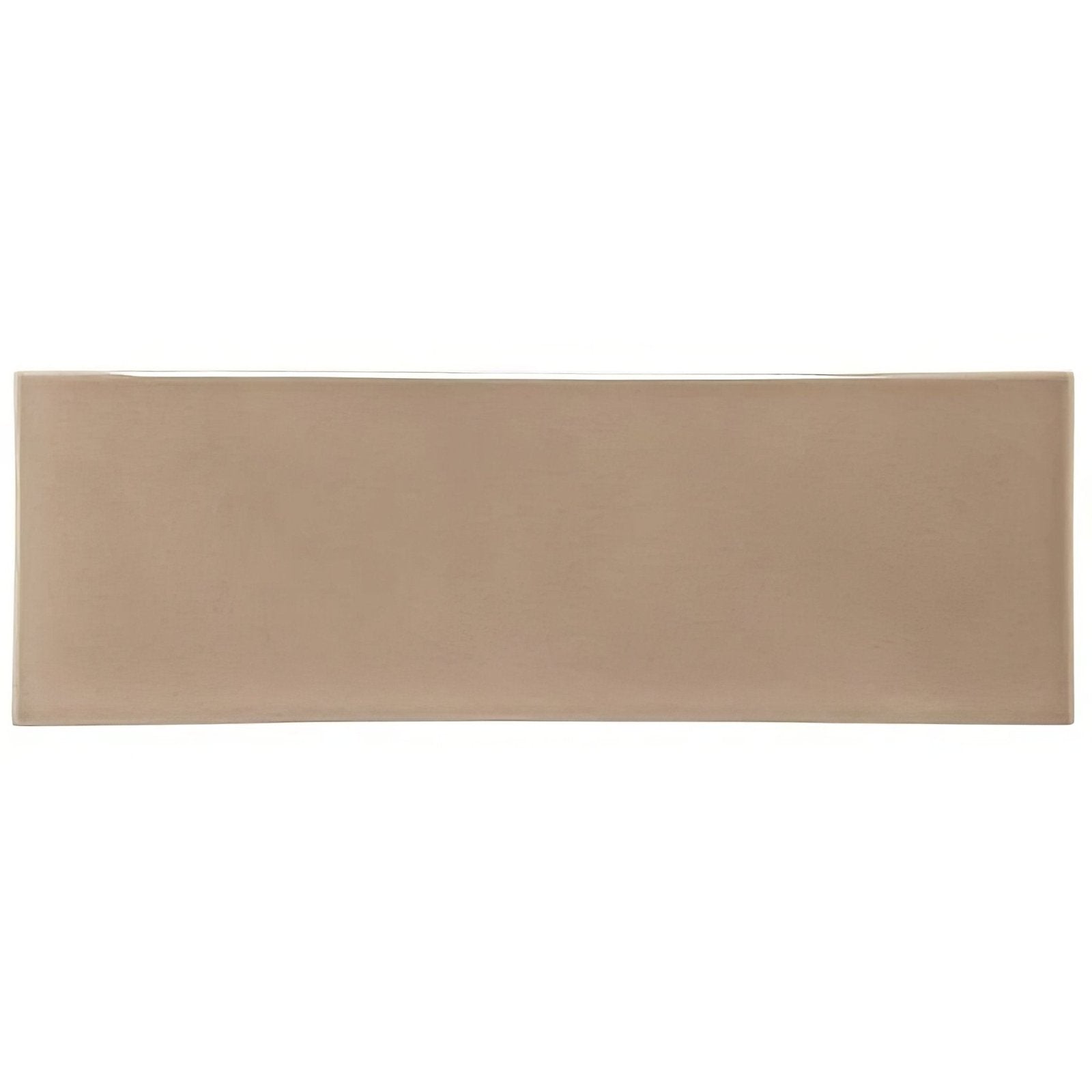 Beige rectangular ceramic brick tile ickworth with smooth matte finish ideal for wall and floor surfaces
