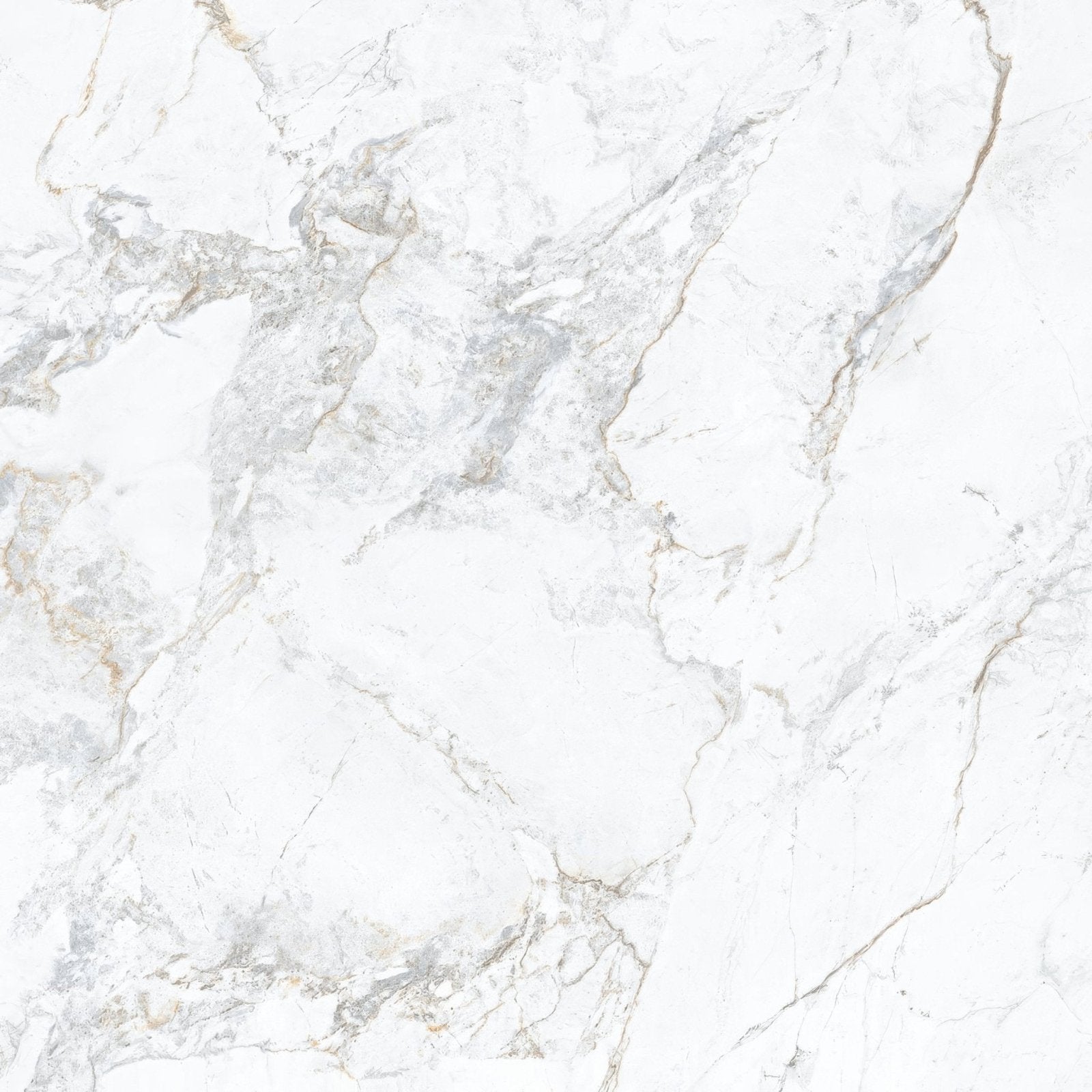 Iguazú 1865 white matt white marble surface with subtle gray and beige veining ideal for flooring and countertops