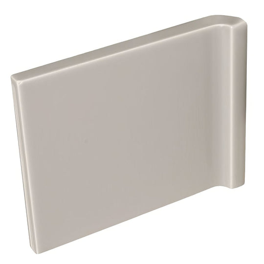 Beige plastic internal wrapping piece westminster grey with rounded edges and smooth matte finish