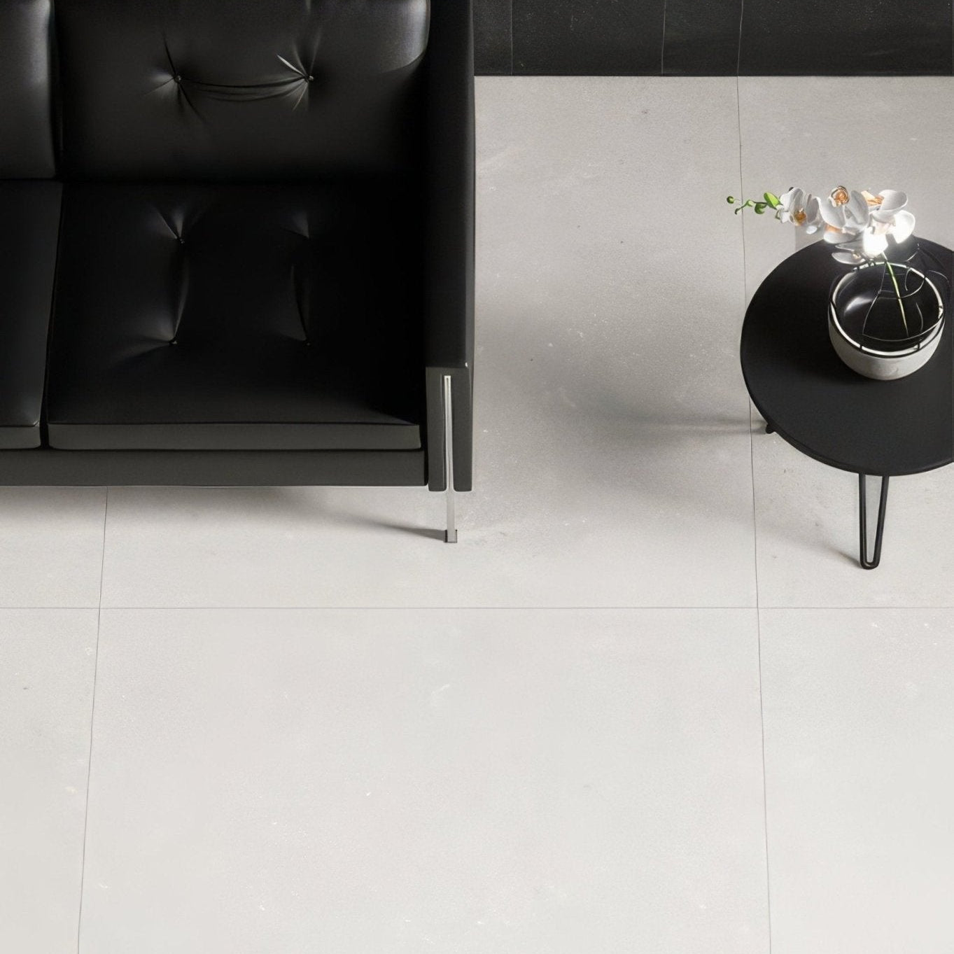 Islington Porcelain White Textured 90 x 90cm