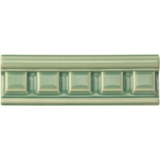 Jade Breeze Dentil Moulding Ceramic Wall Tile 152x50mm - alternate view