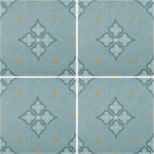 Jaipur Dabu Patterned Tile - alternate view