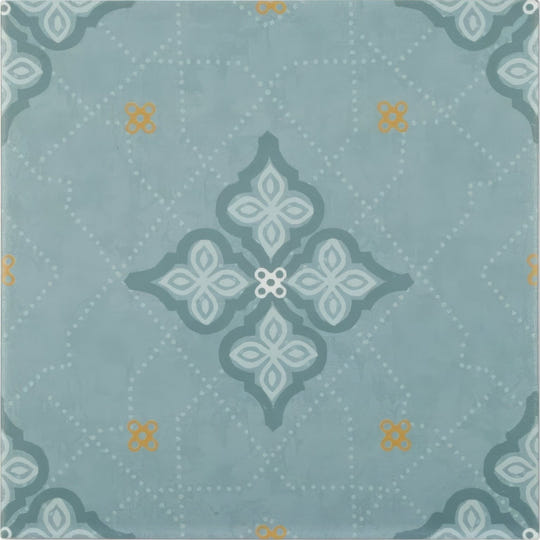 Jaipur Dabu Patterned Tile - Porcelain