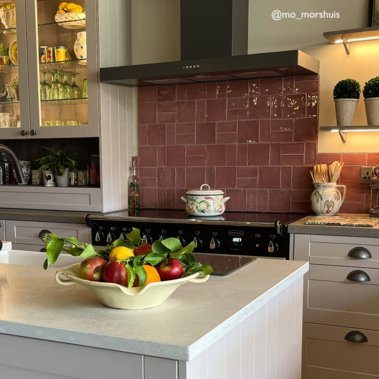 Jaipur Pompeiian Red Rectangle Glazed Tile