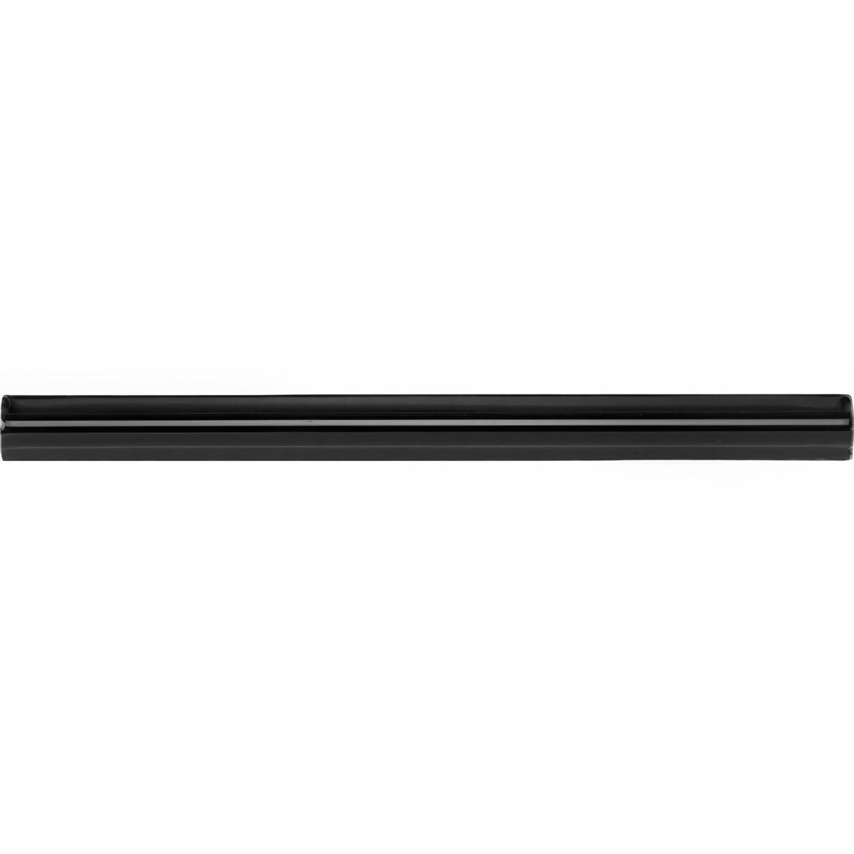 Jet Black Omega Moulding Ceramic Wall Tile 152x12mm - Gloss