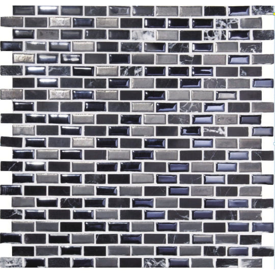 Kauali Brickbond Mixed Mosaics Wall Tile - alternate view