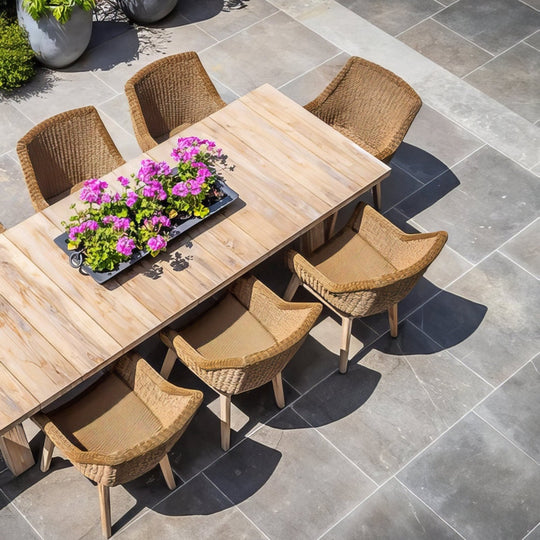 Kimmeridge Limestone Paving Tumbled & Etched Finish Floor Tile 60x90cm - alternate view