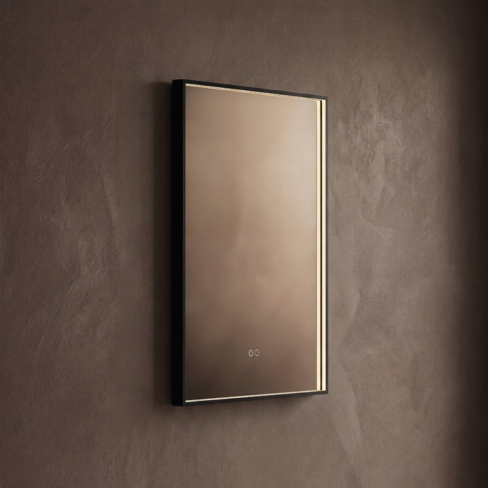 Kingsley Rectangular Mirror 60x80cm in Black - Origins Living, view 4