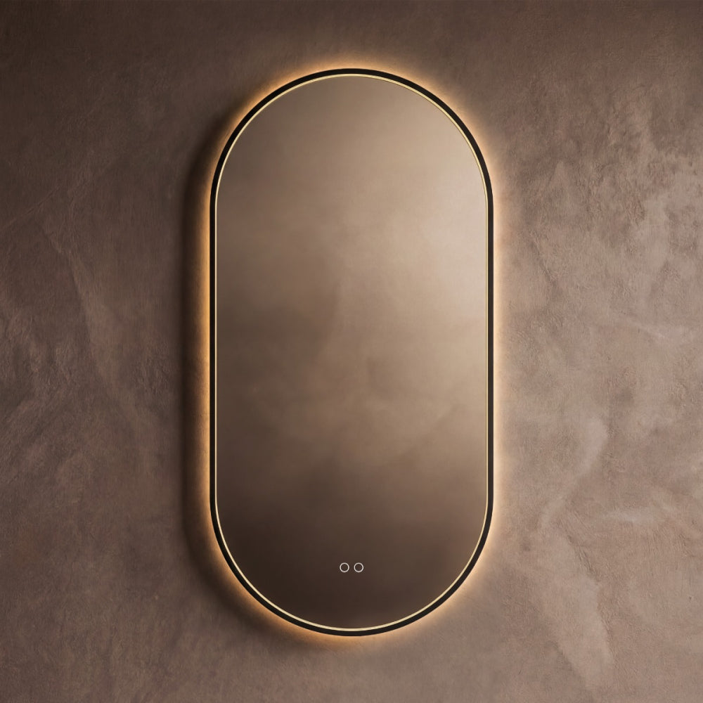 Kingsley Capsule Mirror 50x100cm in Black - Origins Living, view 4