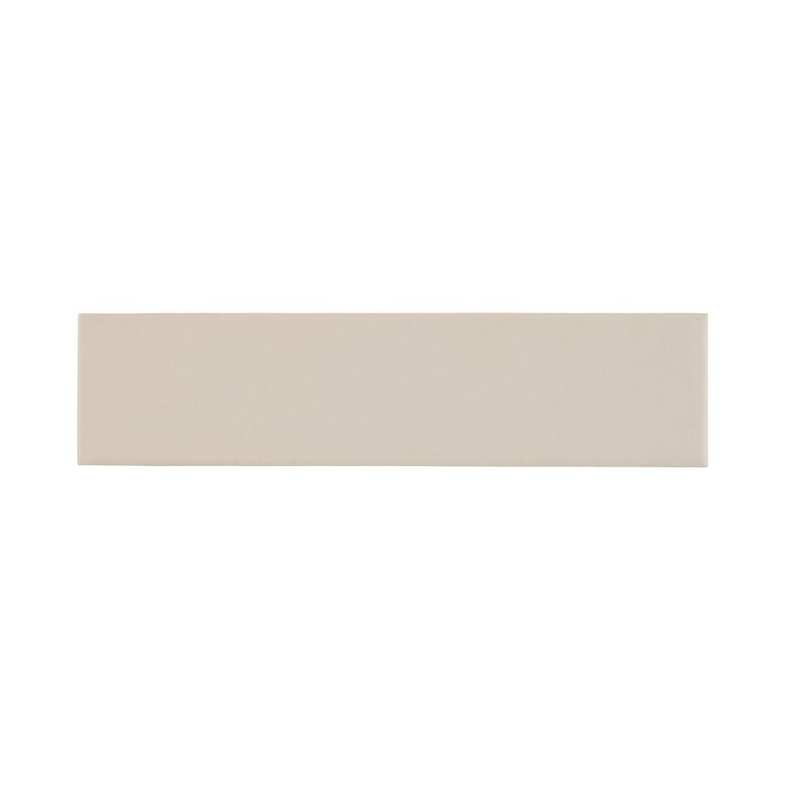 Beige rectangular ceramic tile levante barley with smooth glossy finish suitable for walls and floors