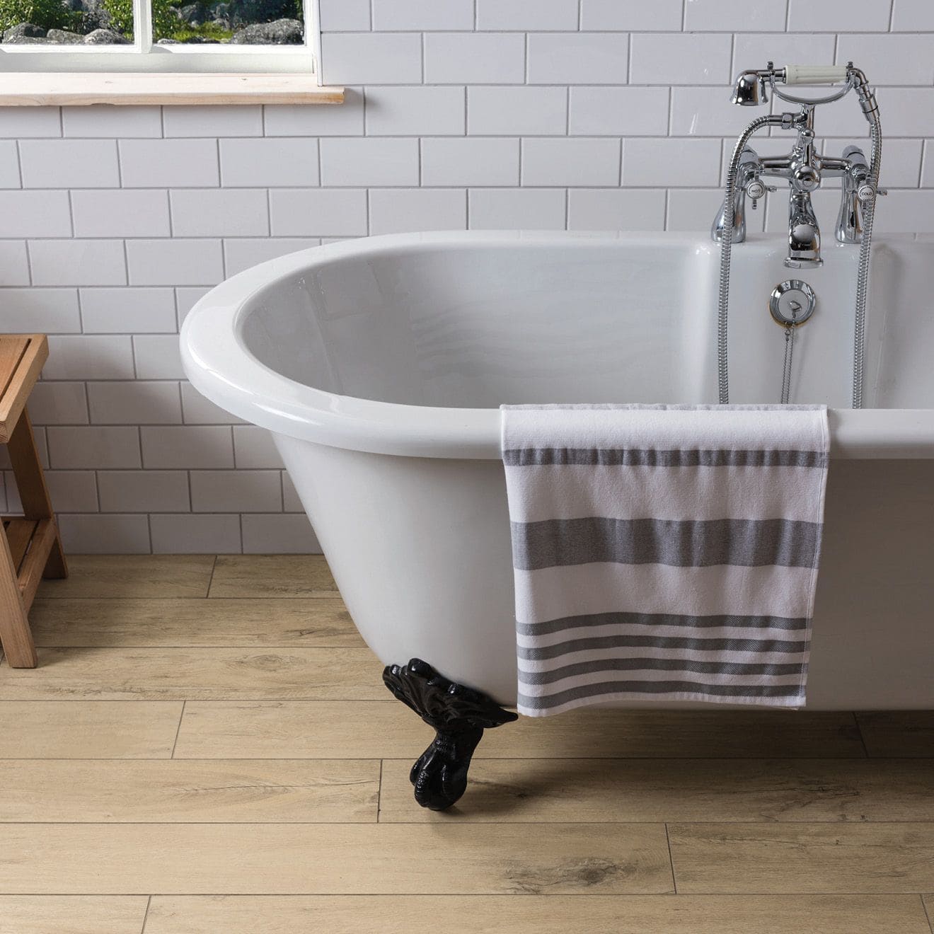 Lignum Cream Natural Rectified Glazed Porcelain