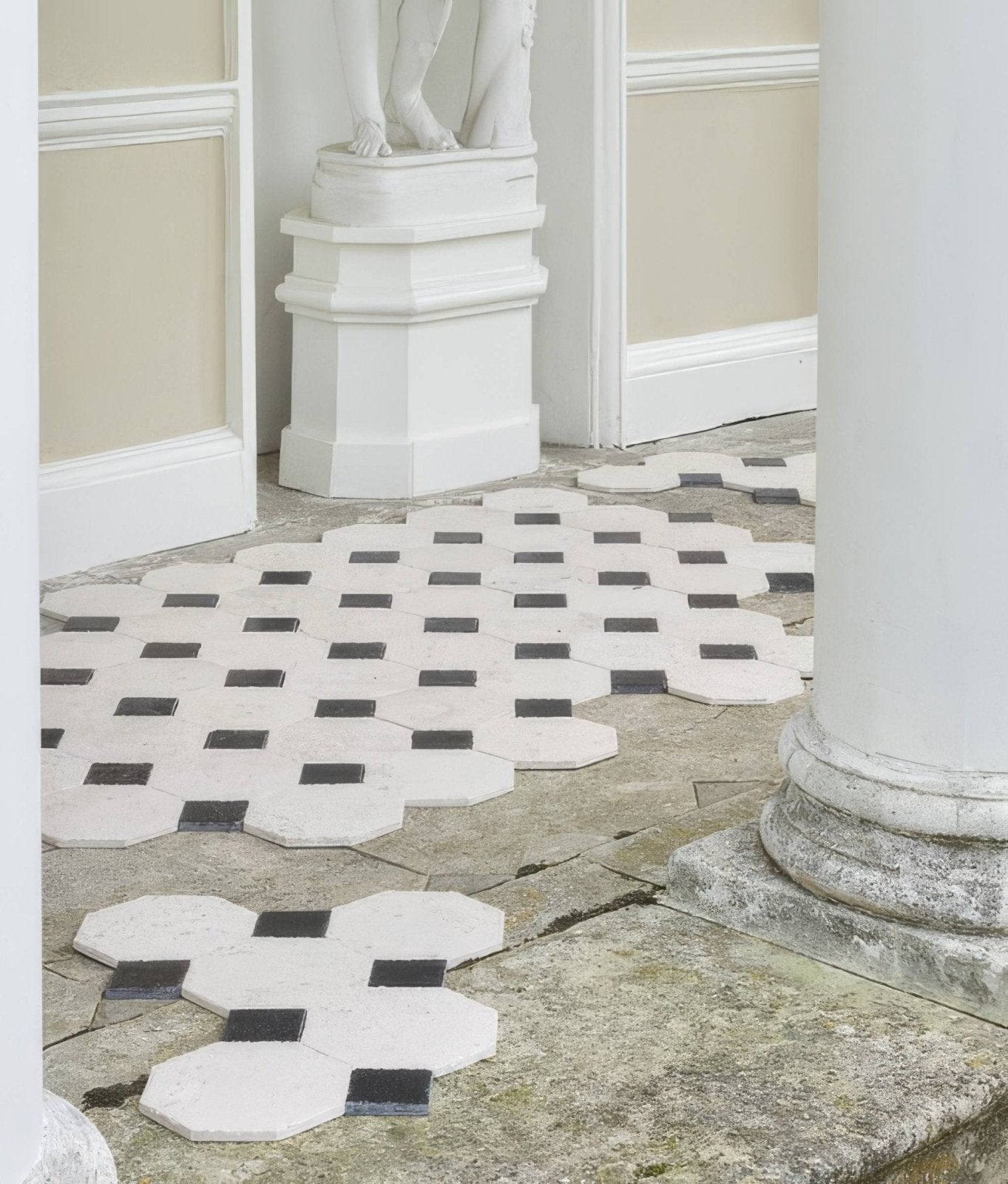 Limoges Limestone Vintaged Finish