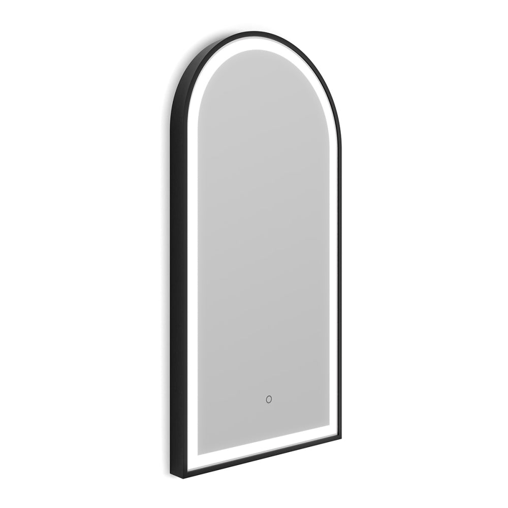Lomax Light Arch Mirror 40x80cm in Black - Origins Living, view 2