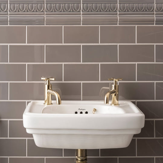 London Stone Albert Moulding Ceramic Wall Tile 152x40mm - alternate view