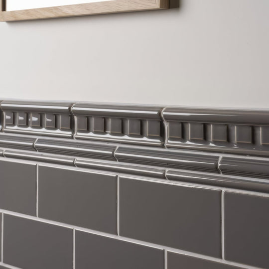 London Stone Omega Moulding Ceramic Wall Tile 152x12mm - alternate view