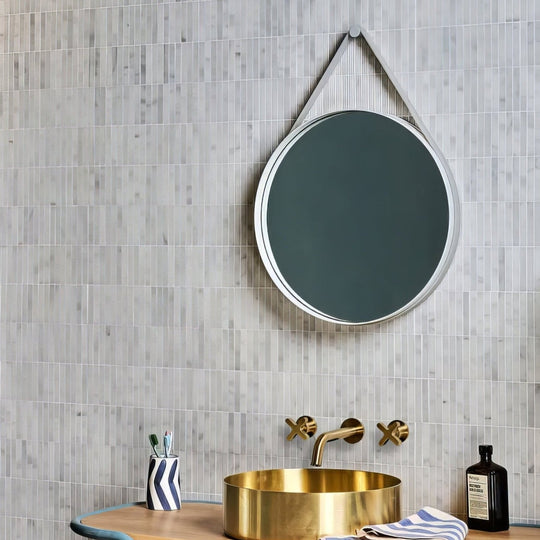 Long Island Marble Bamboo Mosaic - alternate view