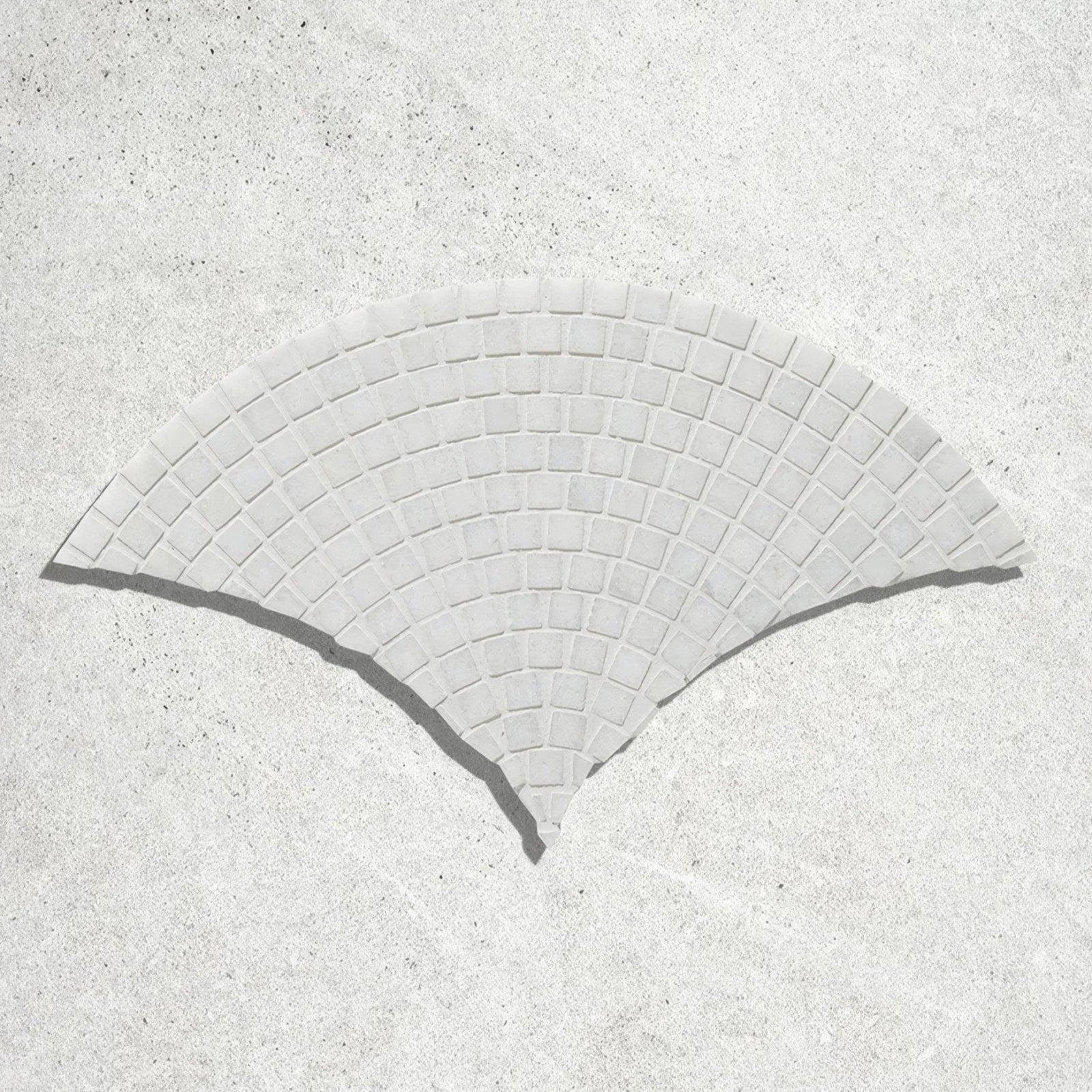 Long Island Marble Fan Mosaic – pattern detail