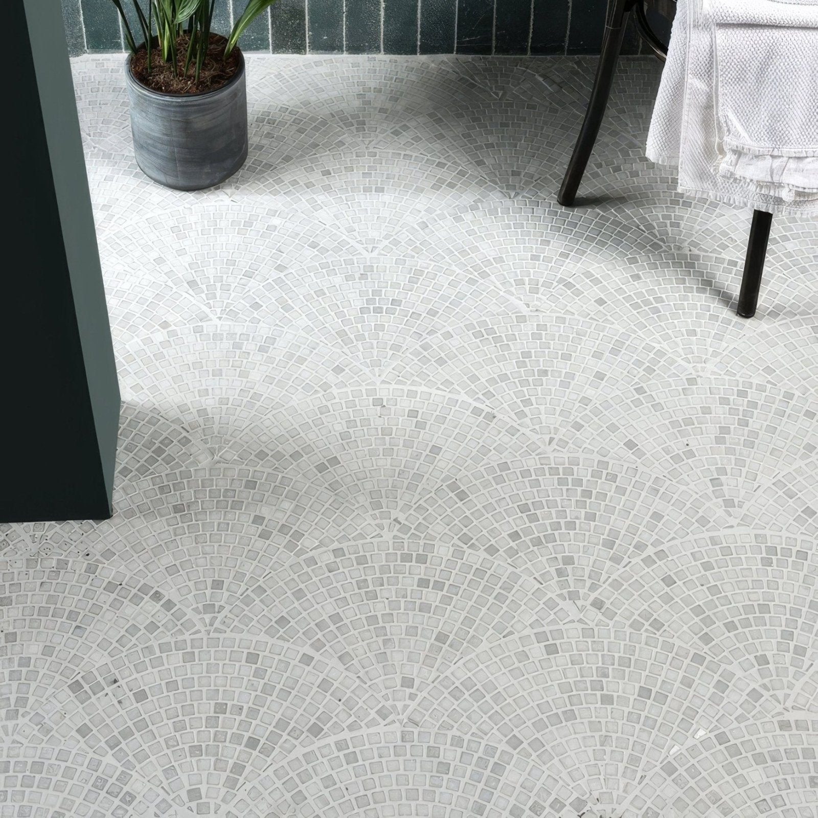 Long Island Marble Fan Mosaic