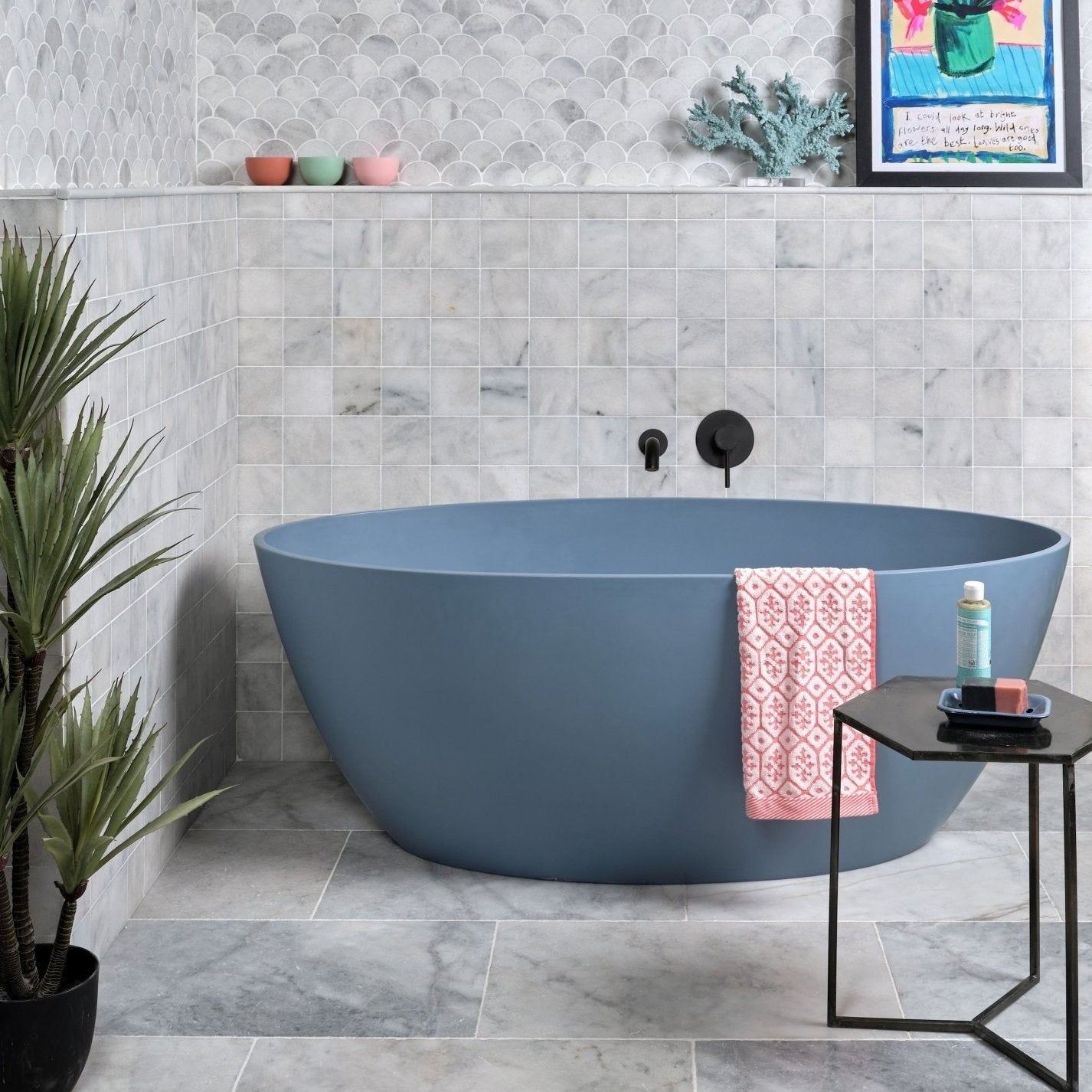 Long Island Marble Honed Finish 10 x 10cm