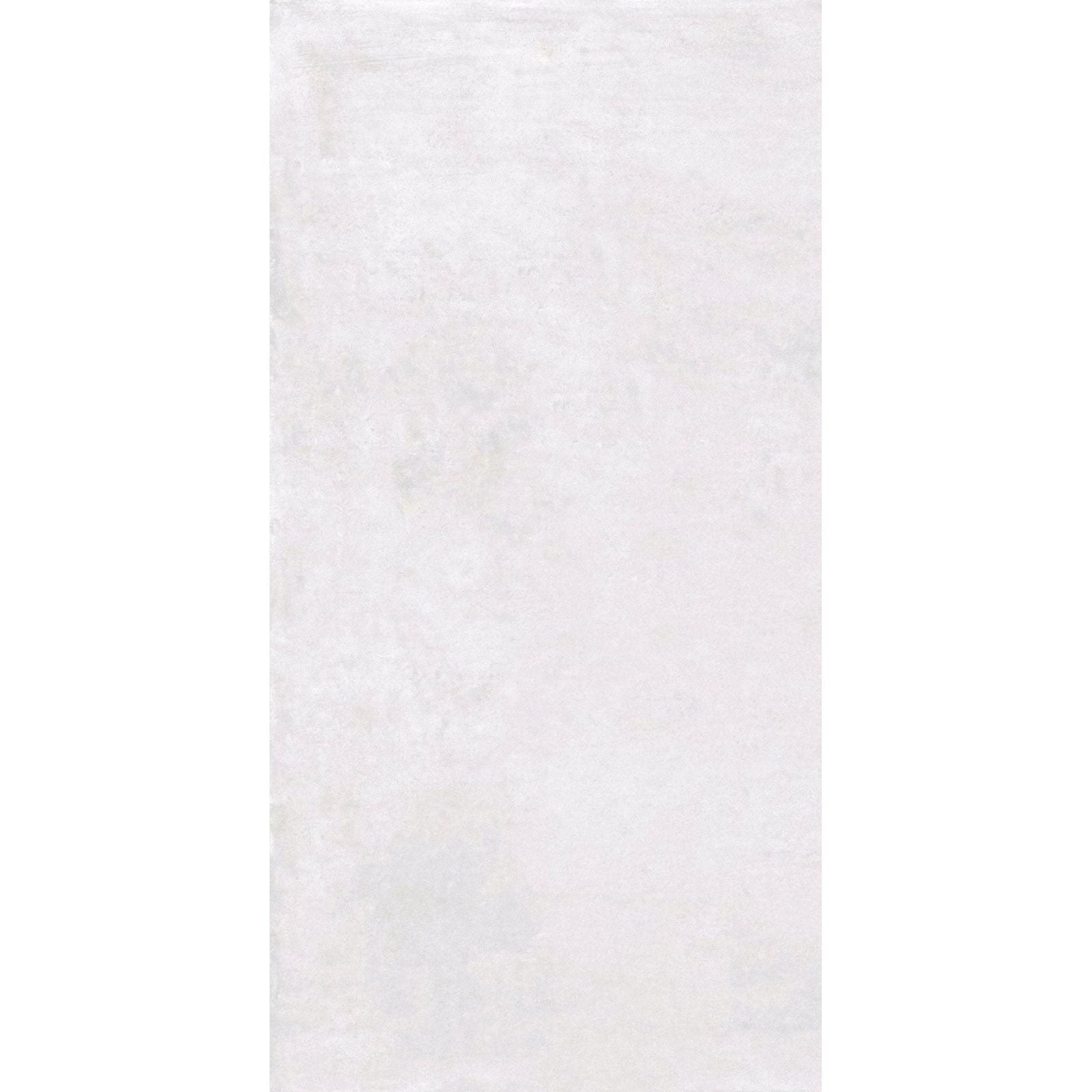 Louvre Porcelain Blanc 60 x 120cm in a shower setting