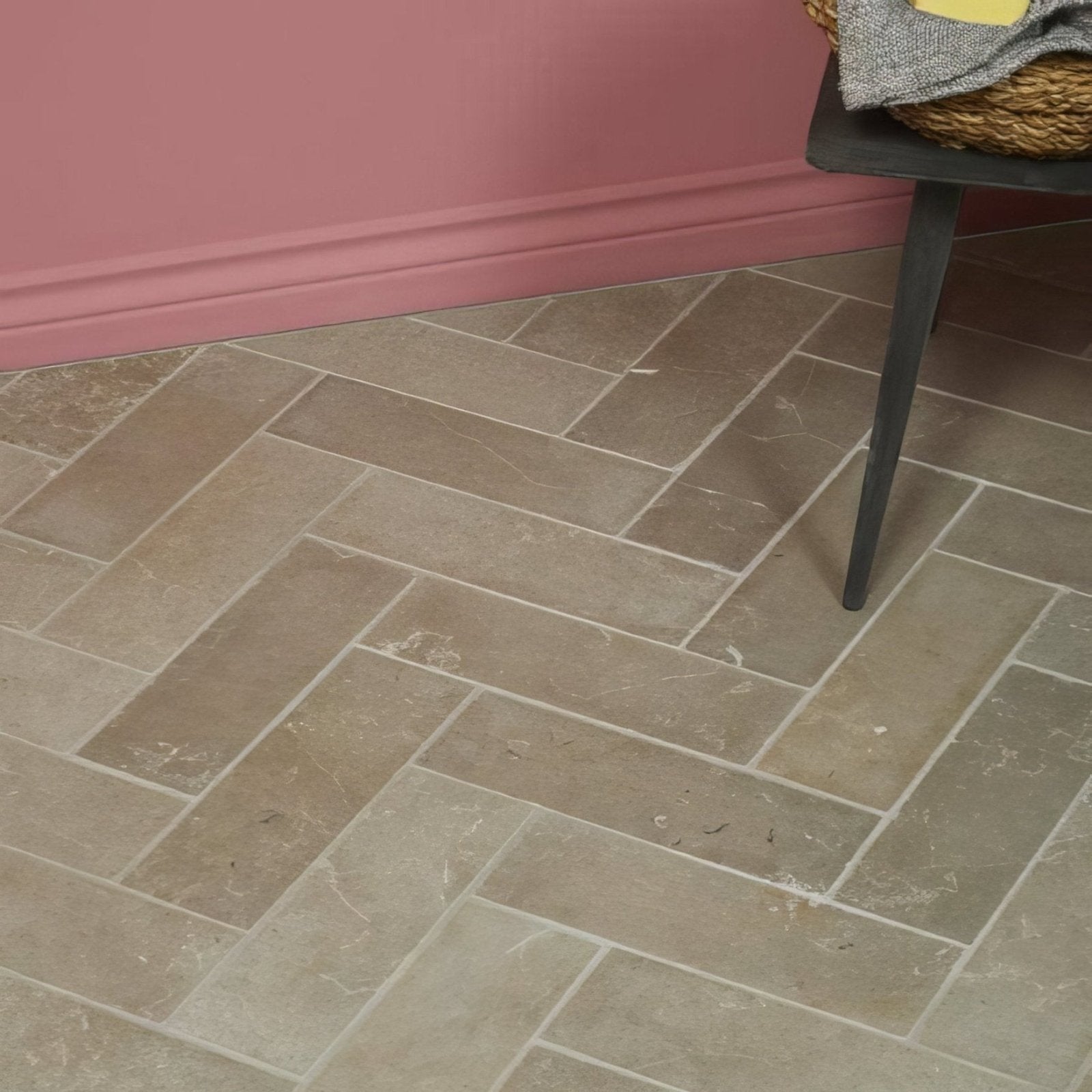 Lucca Limestone Brick Tumbled Finish