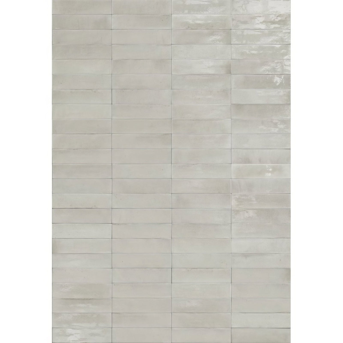 Luminous Lume Classic White Wall & Floor Tile 6x24cm - Porcelain - Gloss