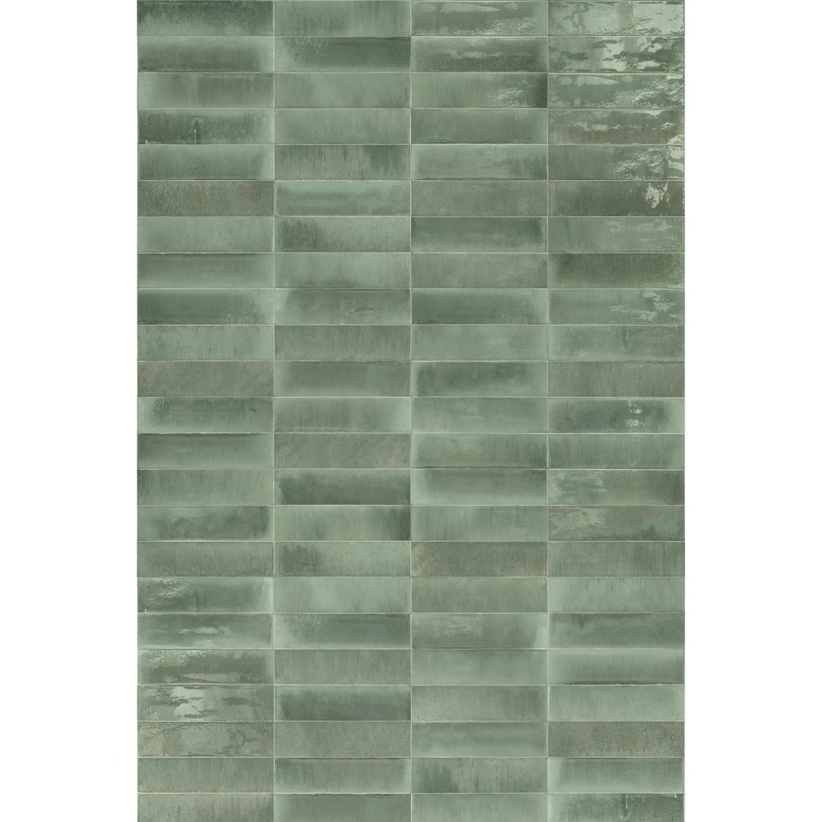 Luminous Lume Turquoise Wall & Floor Tile 6x24cm - Porcelain - Gloss - Green