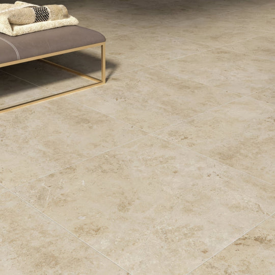 Lux Beige 60 x 60cm Wall & Floor Tile - alternate view