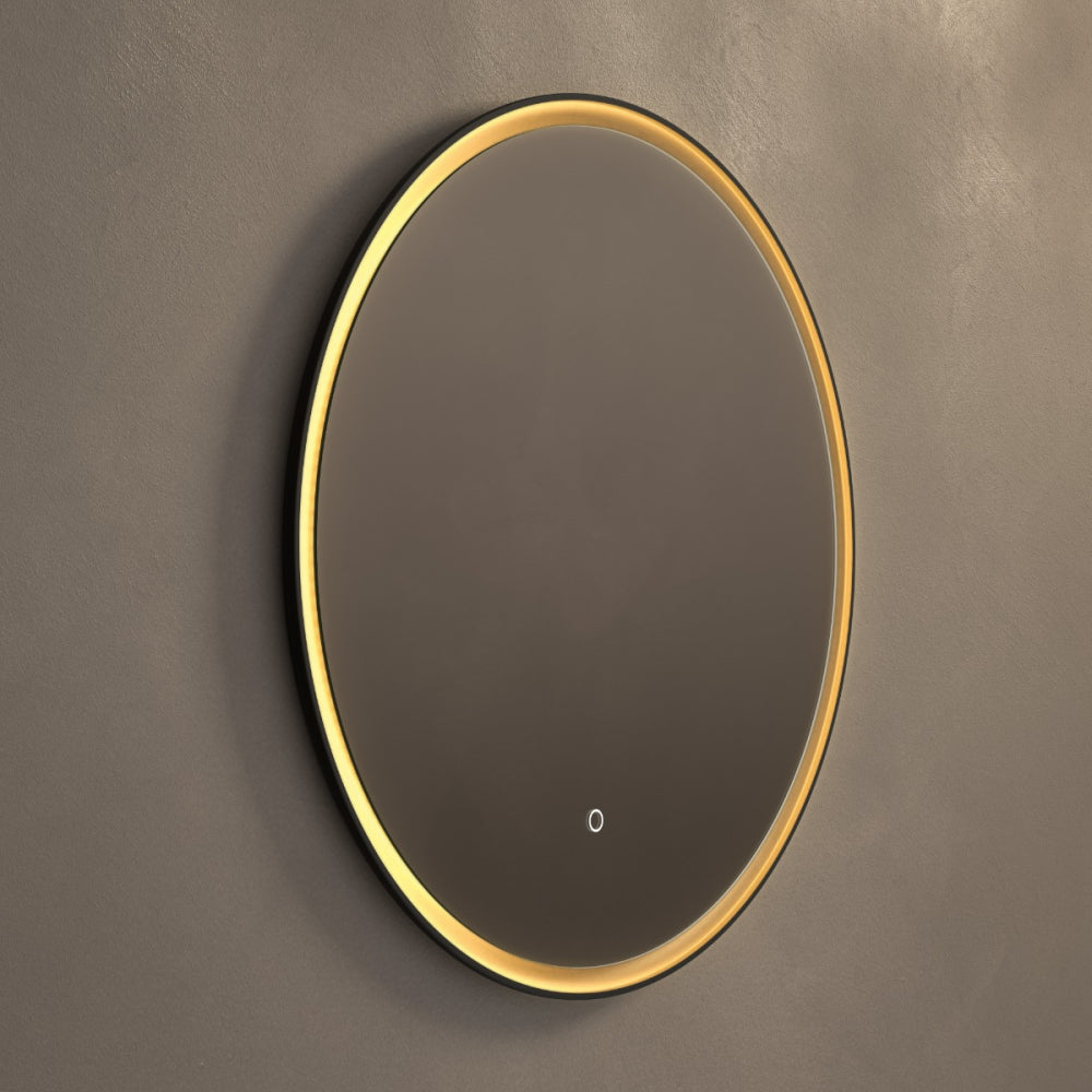 Luxor Mirror 80cm Gold/ in Black - Origins Living, view 6