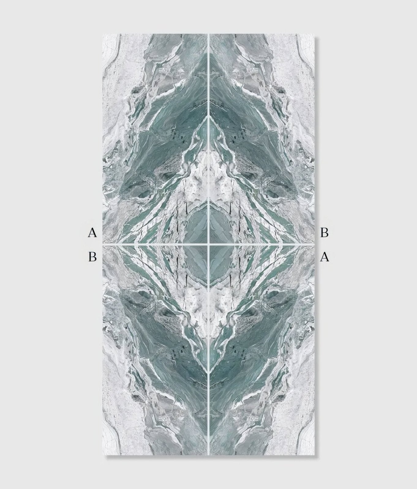 Magnifique Porcelain Ocean Bookmatched