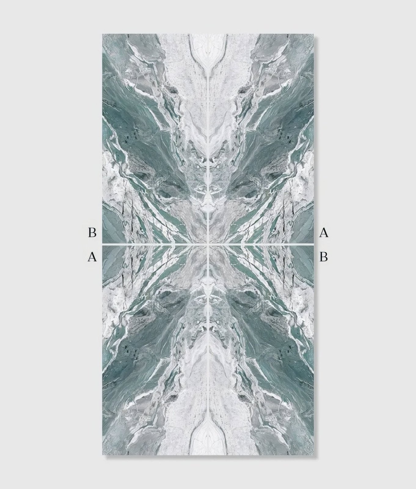 Magnifique Porcelain Ocean Bookmatched