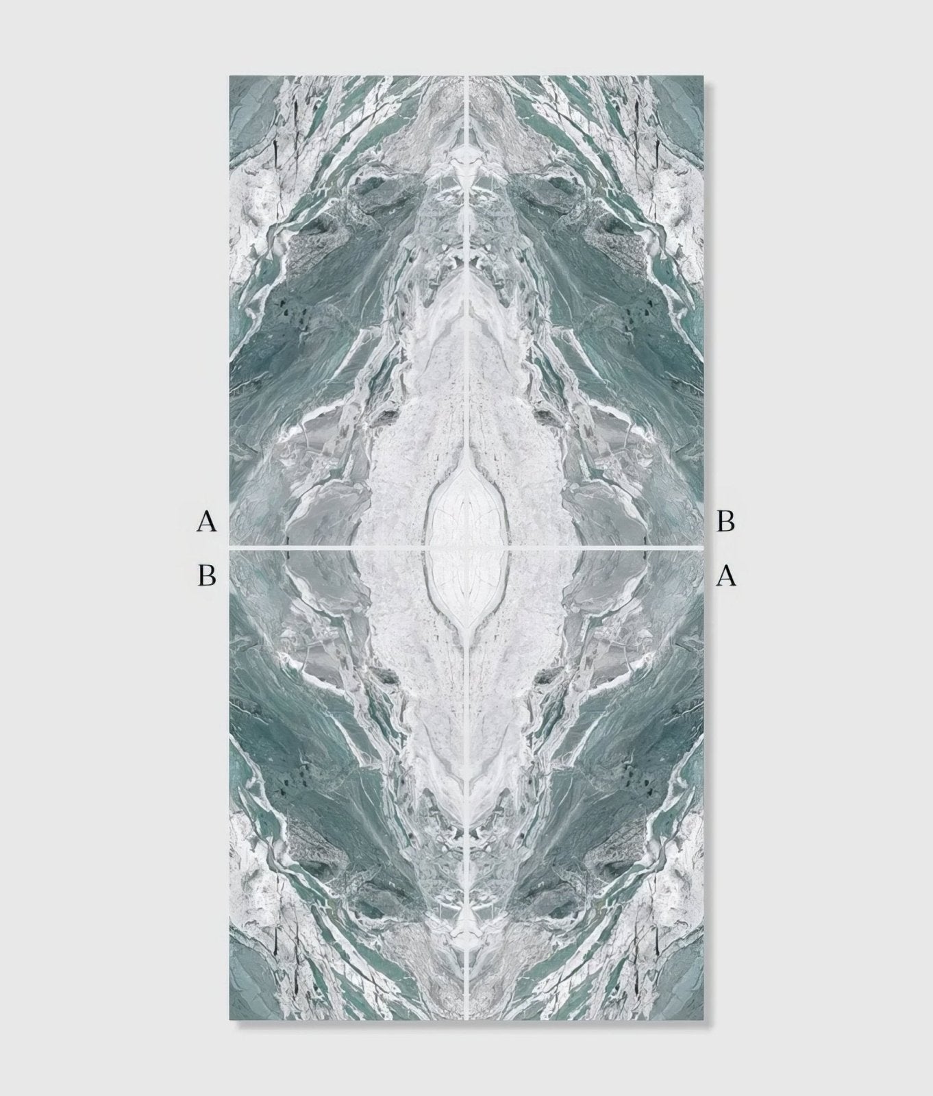 Magnifique Porcelain Ocean Bookmatched