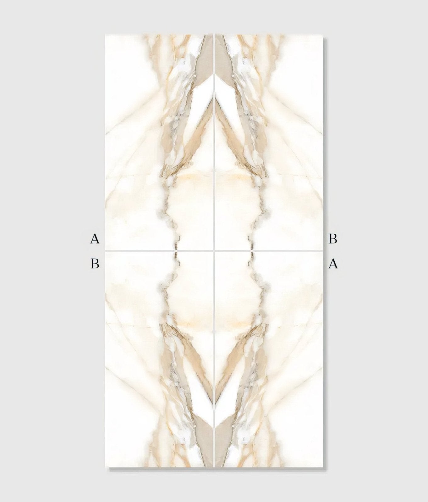 Magnifique Porcelain Oro Bookmatched