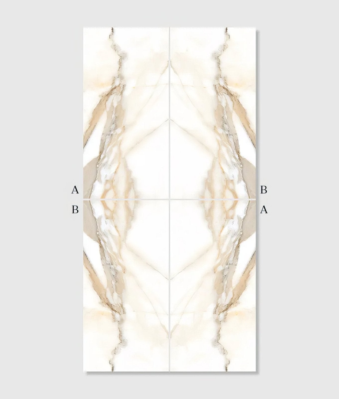 Magnifique Porcelain Oro Bookmatched