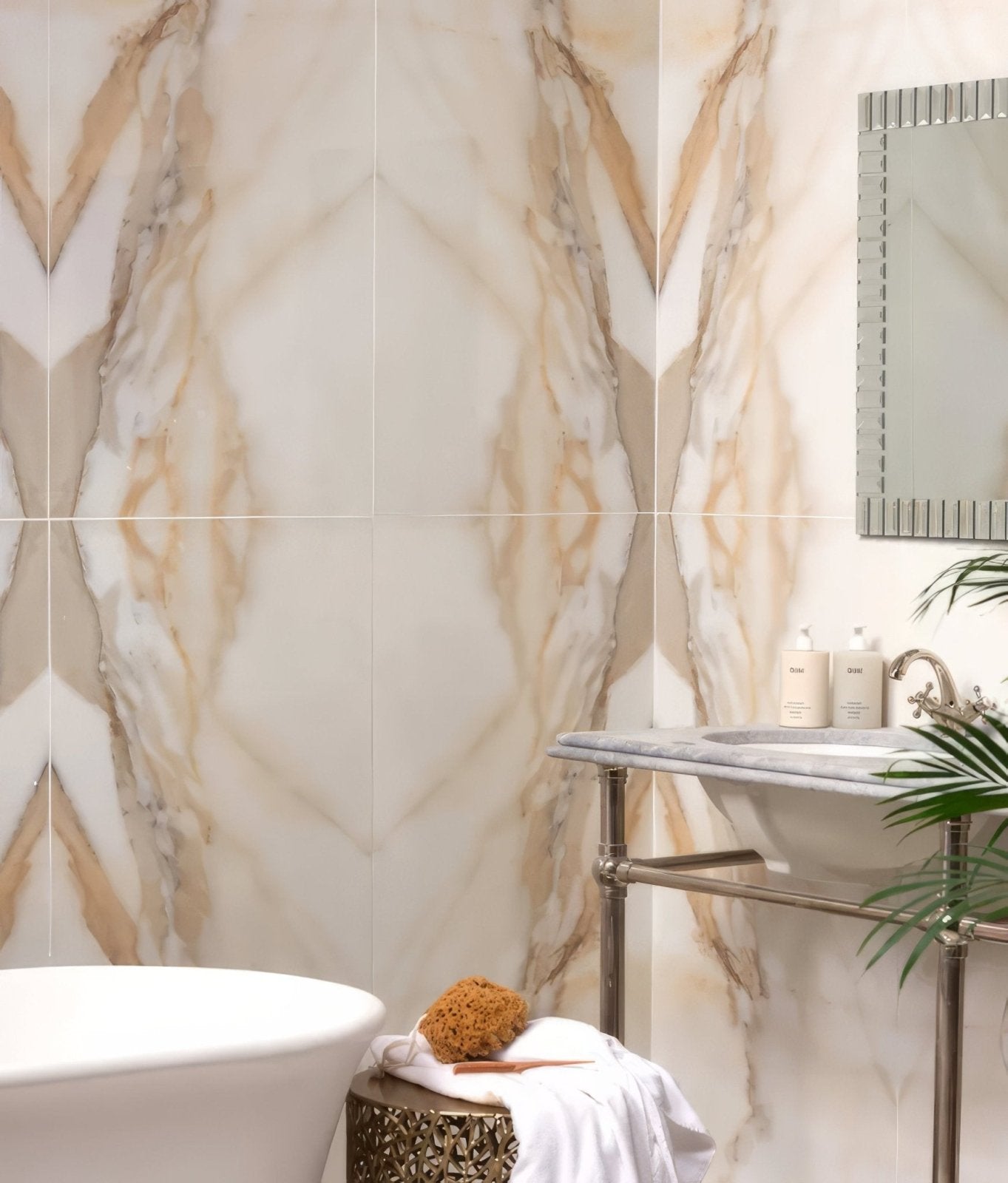 Magnifique Porcelain Oro Bookmatched