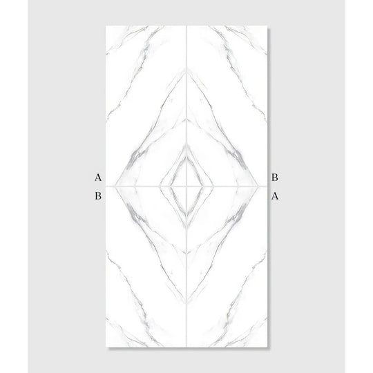 Magnifique Porcelain Statuario Bookmatched - alternate view