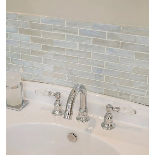 Malacassa Oasis Brick Glass Mosaic - alternate view