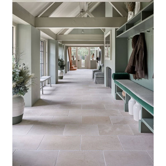 Mallory Limestone Tumbled Finish Wall & Floor Tile - alternate view