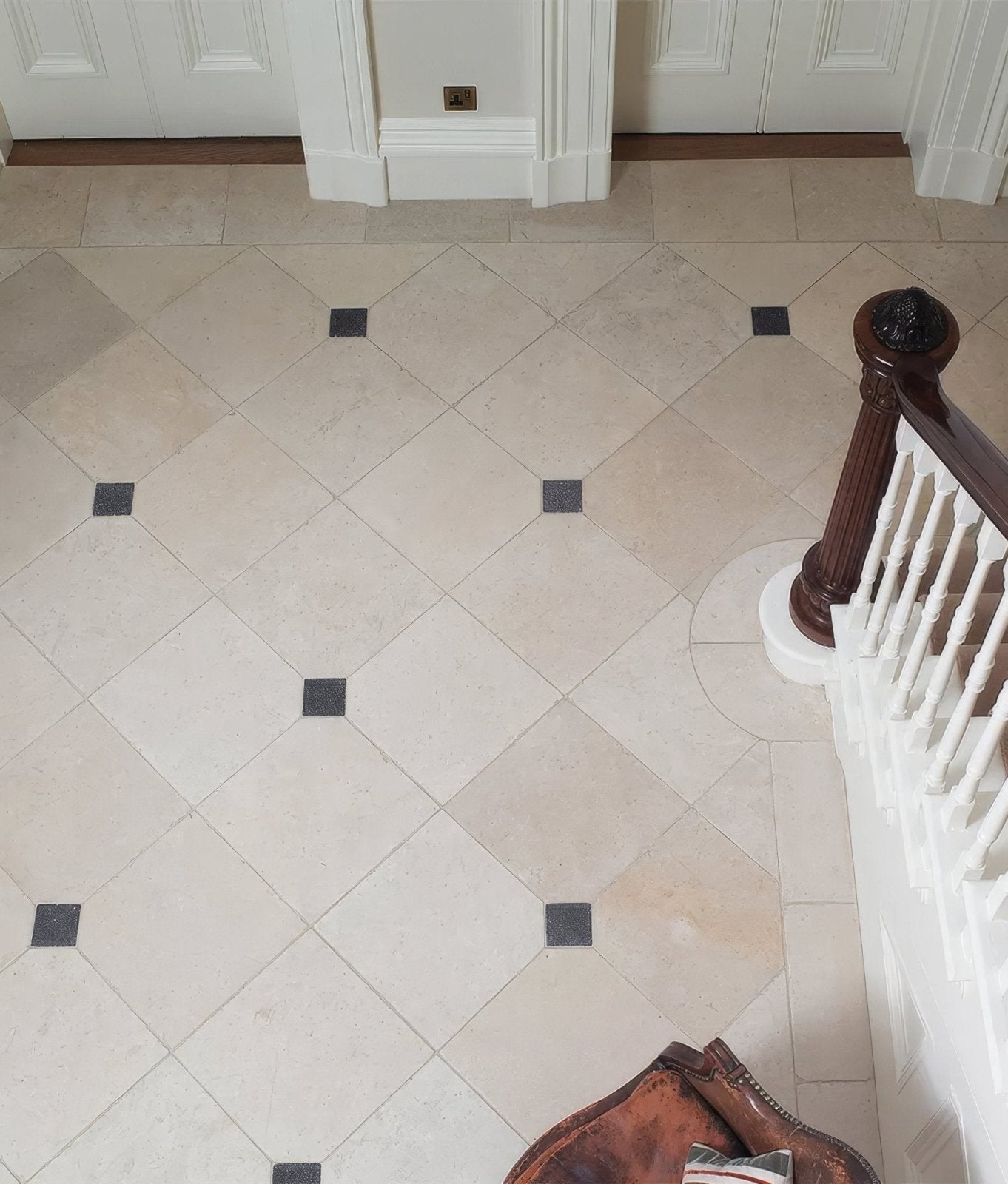 Mallory Limestone Tumbled Finish