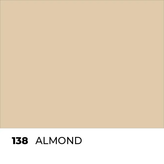 Almond-colored Mapei Ultracolor Plus grout swatch labeled 138 for durable tile joints and finish